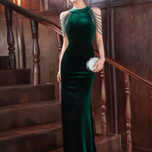 Green Party Dress for rent