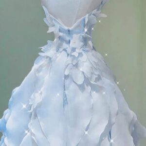 Elegant Blue Prom Dress for rent