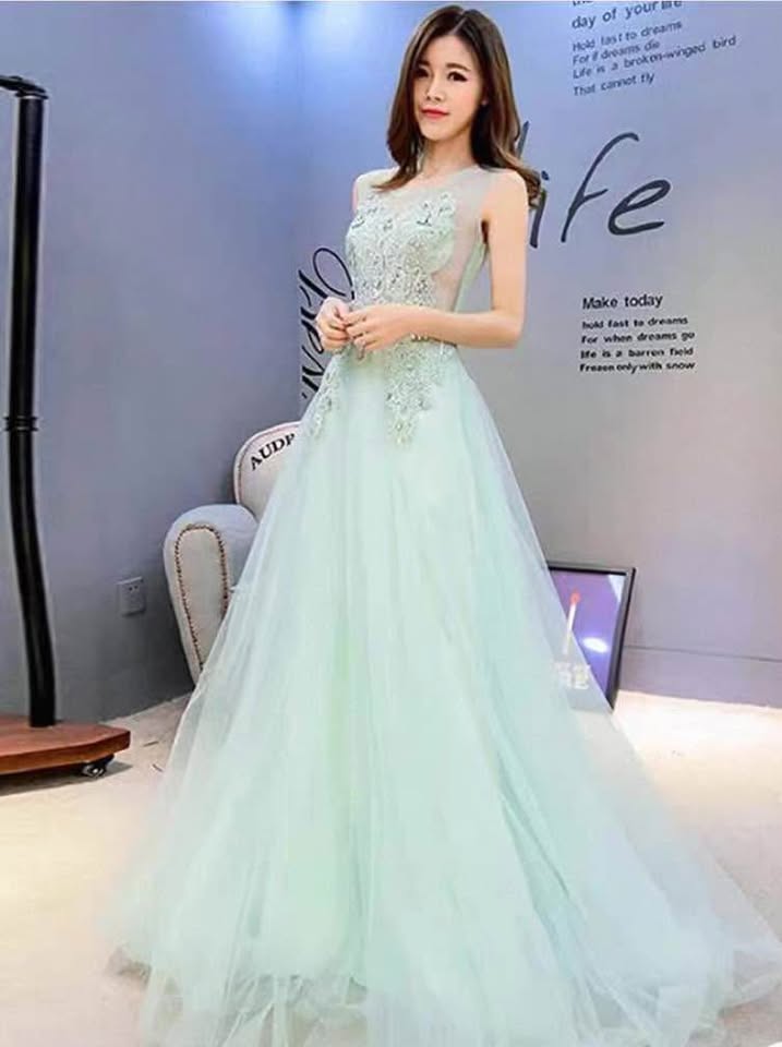Light Green Prom Dress for Rent